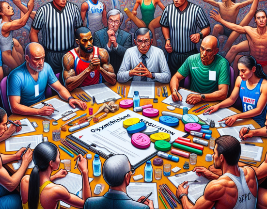 Regulation of oxymetholone tablet use in sports events