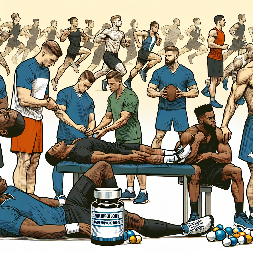 Legal use of nandrolone phenylpropionate in athletes' physical therapies