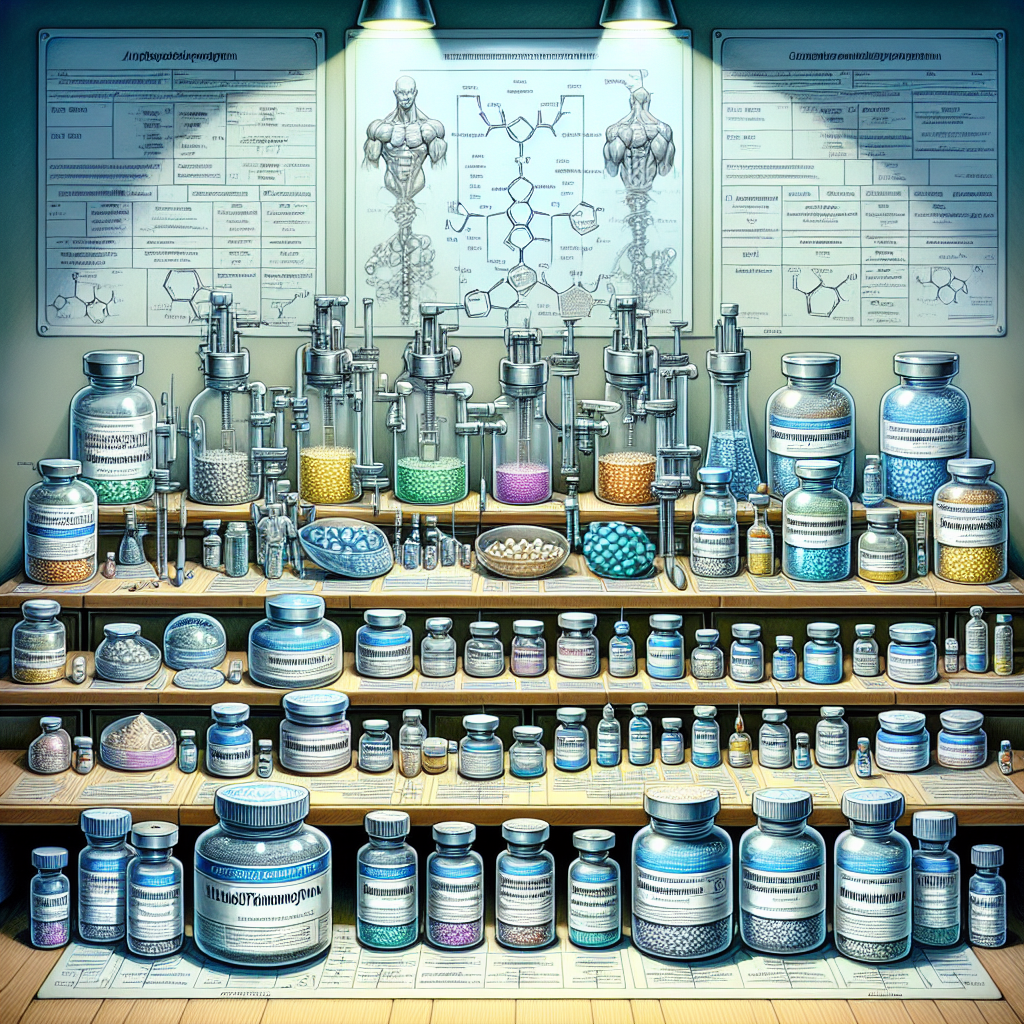 Concentration variations of halotestin on the market