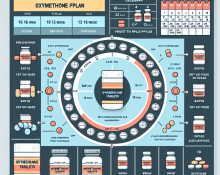 Sample cycle plan for oxymetholone compresse: 16 weeks